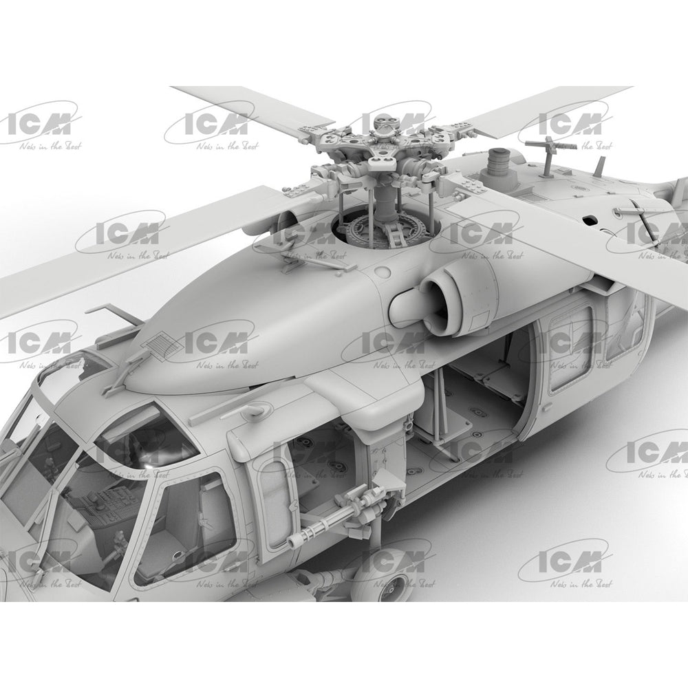 ICM 48360 MH-60L Black Hawk US Special Forces Helicopter 1:48 Model Kit