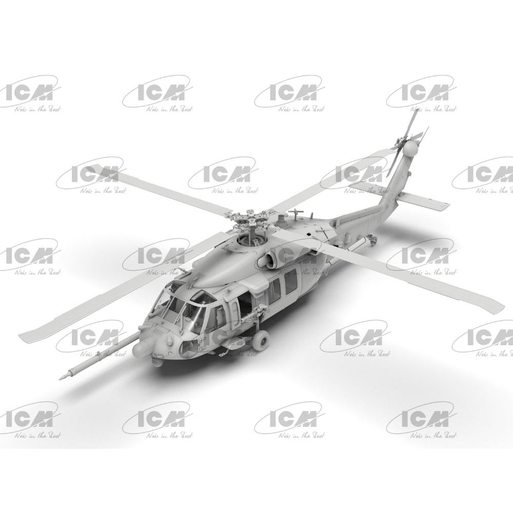 ICM 48361 UH-60A Black Hawk US Military Transport Helicopter 1:48 Model Kit
