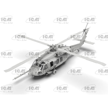 ICM 48361 UH-60A Black Hawk US Military Transport Helicopter 1:48 Model Kit