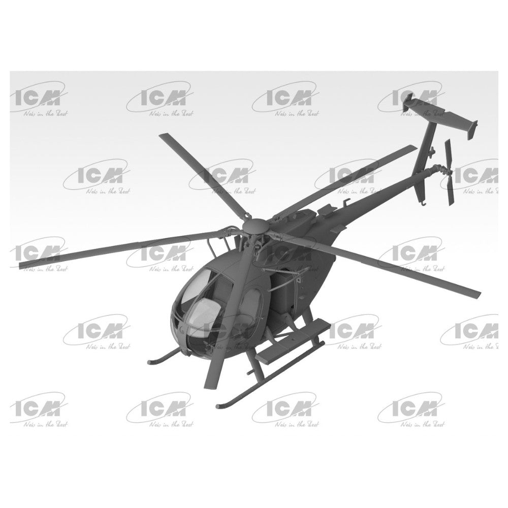 ICM 48369 MH-6J Little Bird US Special Forces Helicopter 1:48 Model Kit
