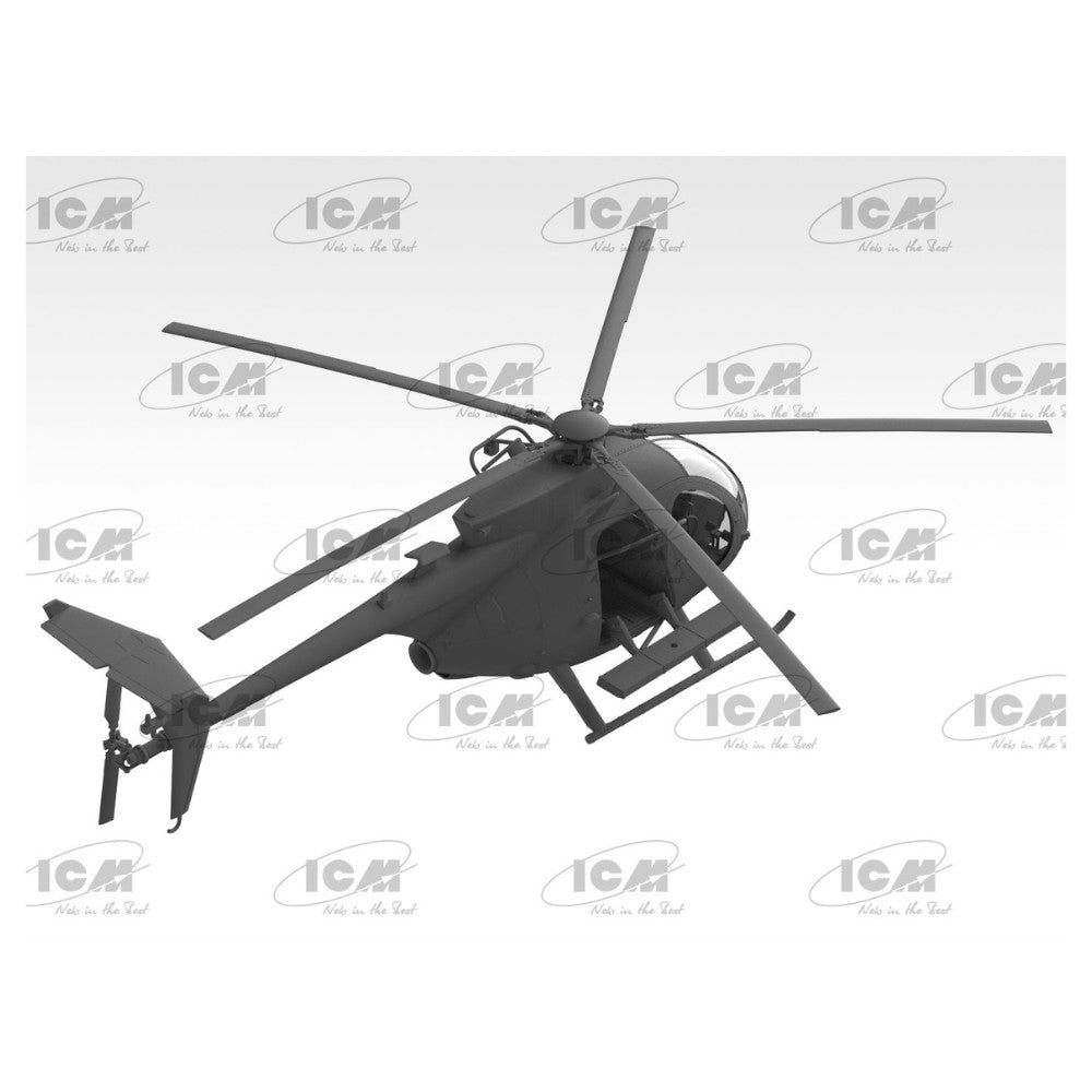 ICM 48369 MH-6J Little Bird US Special Forces Helicopter 1:48 Model Kit
