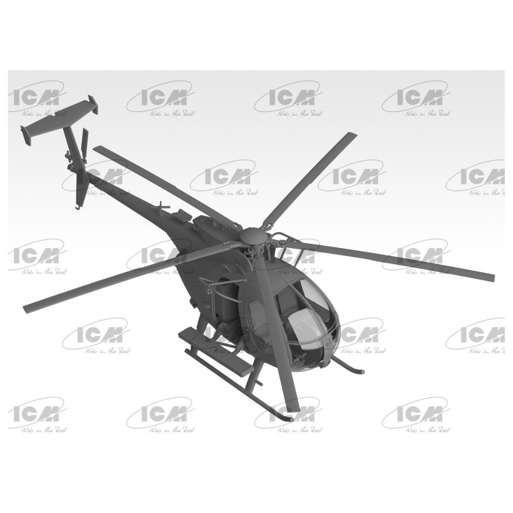 ICM 48369 MH-6J Little Bird US Special Forces Helicopter 1:48 Model Kit