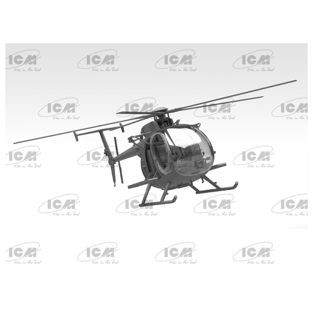 ICM 48369 MH-6J Little Bird US Special Forces Helicopter 1:48 Model Kit