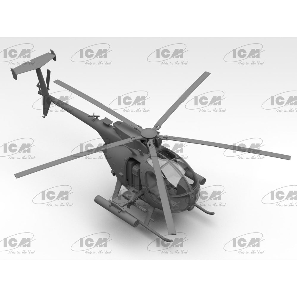 ICM 48370 AH-6J Little Bird 1:48 Model Kit