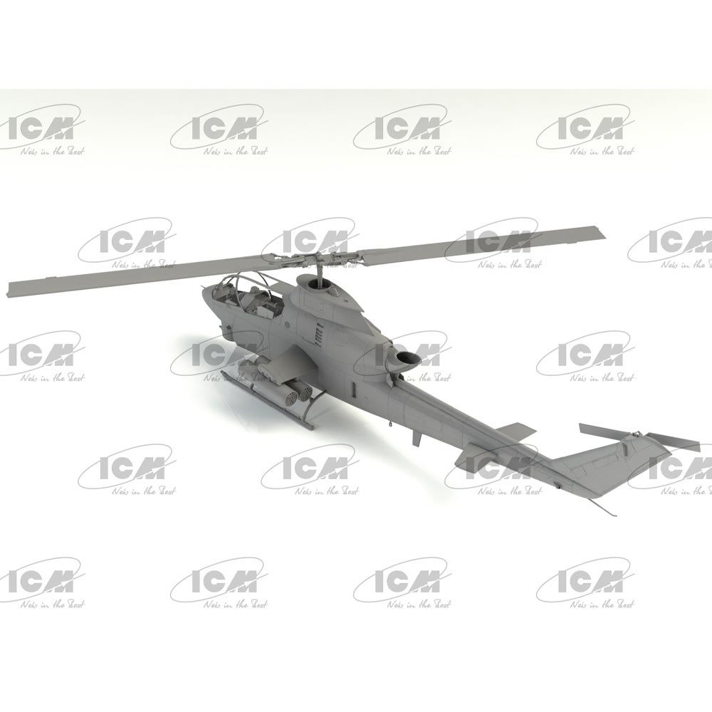 ICM 53031 Bell AH-1G Cobra Late Prod US Attack Helicopter 1:35 Plastic Model Kit