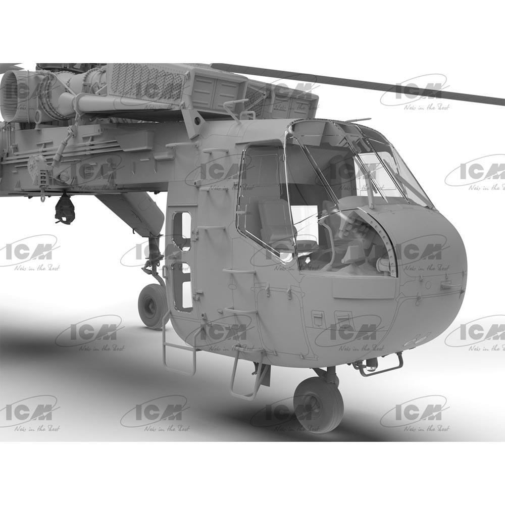 ICM 53054 Sikorsky CH-54A Tarhe US Helicopter 1:35 Model Kit
