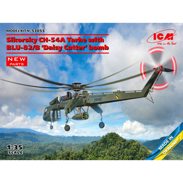 ICM UA ICM53055 1:35 Sikorsky CH-54A "Tarhe" with BLU-82/B "Daisy Cutter" bomb