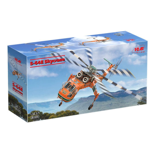 ICM 53058 Sikorsky S-64E Skycrane Firefighting Helicopter 1:35 Model Kit