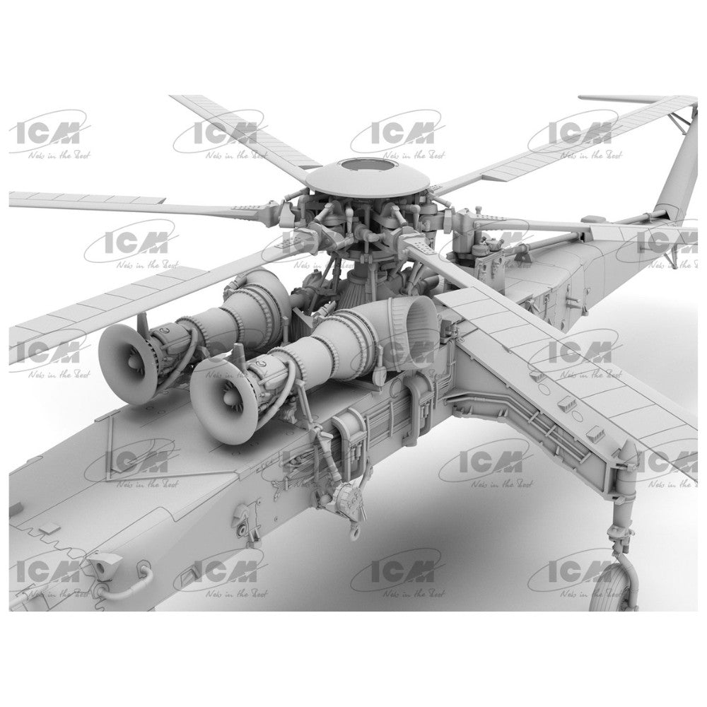 ICM Sikorsky CH-54A Tarhe US Heavy Helicopter 1:72