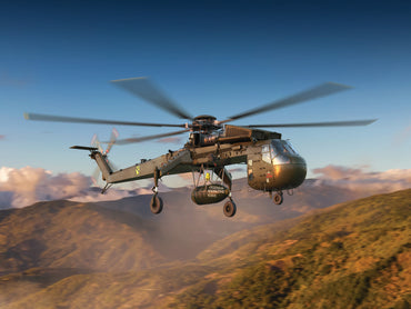 ICM 72002 Sikorsky CH-54A Tarhe Helicopter with M-121 Bomb 1:72 Model Kit
