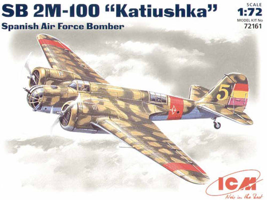 ICM 72161 Tupolev SB-2M-100 Spanish Air Force 1:72 Aircraft Model Kit