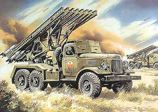 ICM 72571 Soviet BM-13-16 Katiusha 1:72 Military Vehicle Model Kit