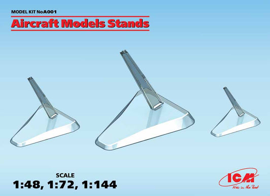 ICM A001 Aircraft clear Models Stands (1:48, 1:72, 1:144)  Modelling accessories
