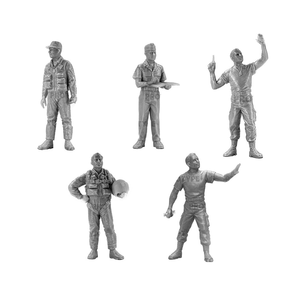 ICM DS4803 Vietnam USAF Airfield w/OV-10A Bronco, 0-2A & 5 Figures 1:48 Kit Set