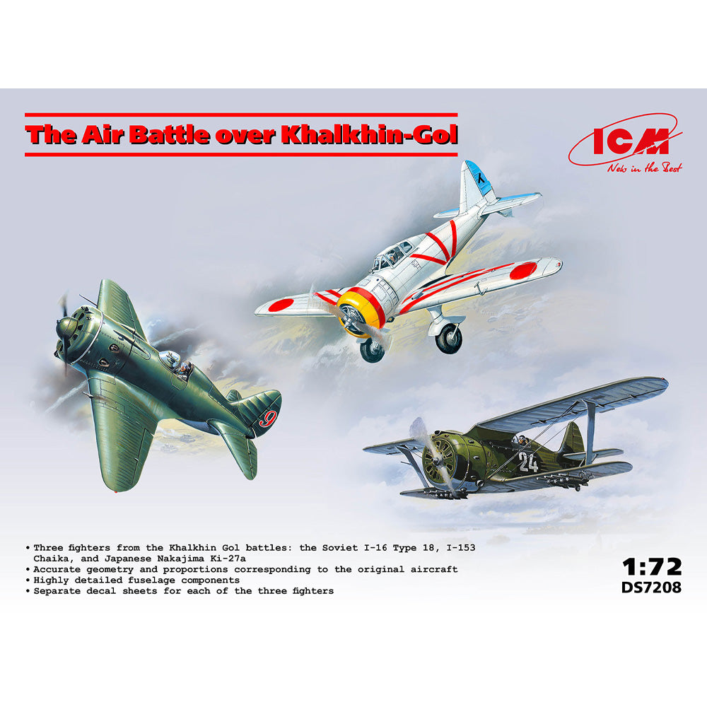 ICM DS7208 The Air Battle Over Khalkhin-Gol River 1:72 Model Kit