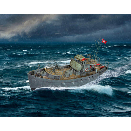 ICM S018 KFK Kriegsfischkutter German WWII Boat 1:350 Plastic Model Kit