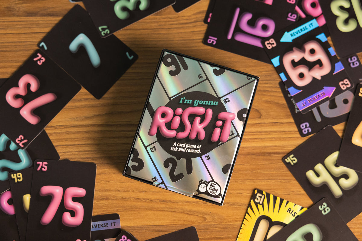 I'm Gonna Risk It Party Game 2-5 Players Age 8+ Big Potato Games
