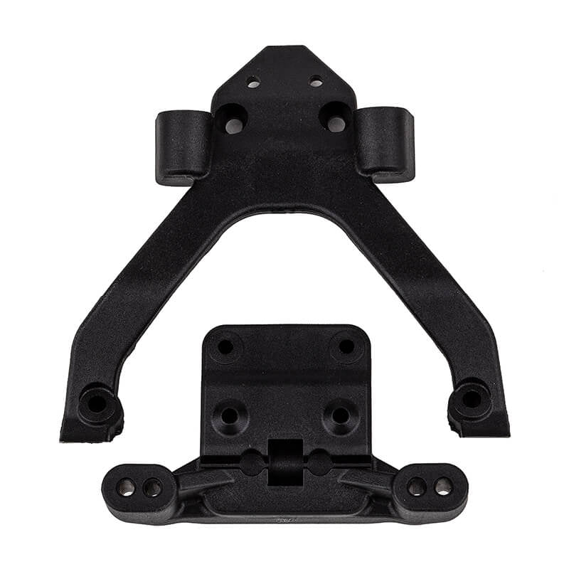 Team Associated RC10B6.4/T6.4 FR Top Plate & Mount Angled AS71182