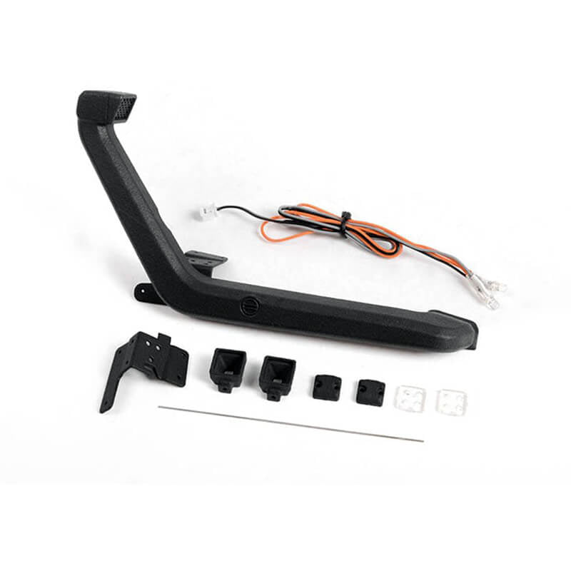 RC4WD Snorkel w/Flood Lights, LED Kit & Antenna for Axial 1:10 SCX10 III Jeep (Gladiator/Wrangler)