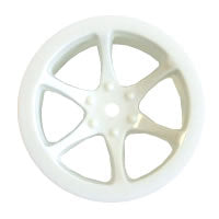 HoBao Hyper Mini St 6-Spoke Wheel Set White (4) H11274W