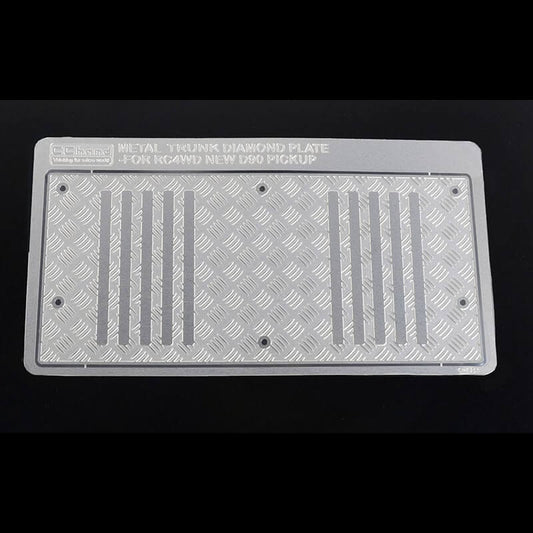 RC4WD Steel Diamond Tailgate Plate for RC4WD Gelande II 2015 Land Rover Defender D90 (Pick-Up)