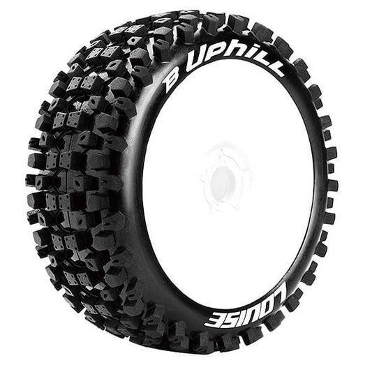 Louise RC B-Uphill 1:8 Fr/Rr Soft Hex 17mm White L-T3271SW