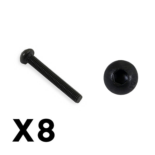FTX Outback Fury Button Head 3 X 22mm Hex Screw (8Pc) FTX9191