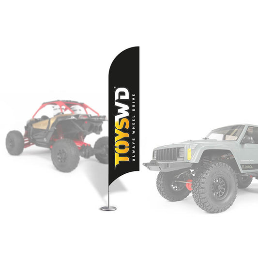 Crawler Park Toyswd 1:10 Scale Beach Flags (2pcs) TWD100013