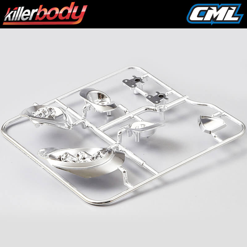 Killerbody Chromed Plastic Par Ts Set (Alfa Romeo Tz3 Corsa) KB48303