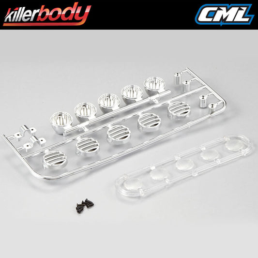 Killerbody Chrome Light Set for Roof Type A KB48279