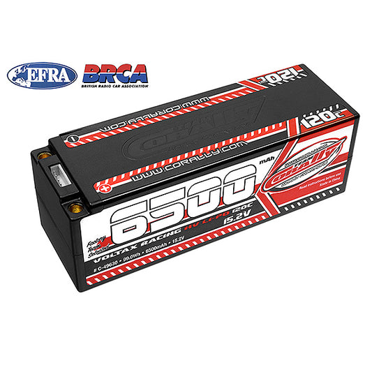 Corally Voltax 120C LiPo Hv Battery 6500 mAh 15.2V Stick 4S 5mm Bullit C-49630