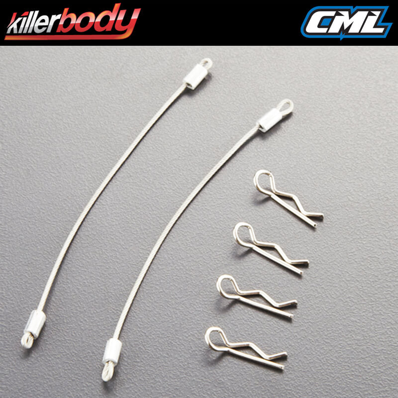 Killerbody Body Rope w/Clip Set (Metal) 120mm KB48273