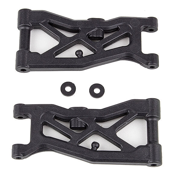 Team Associated RC10B74.2 Ft Front Susp. Arms Gull Wing Carb AS92328