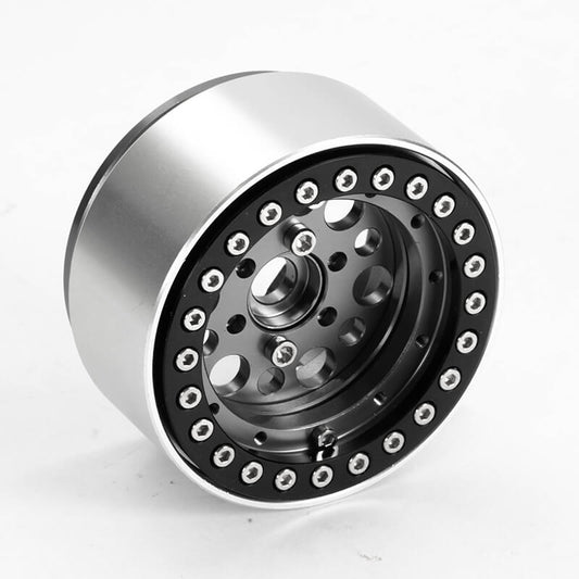 Fastrax Aluminium Beadlock T12 1.9" Wheels - Grey (4Pc) FAST0136GY
