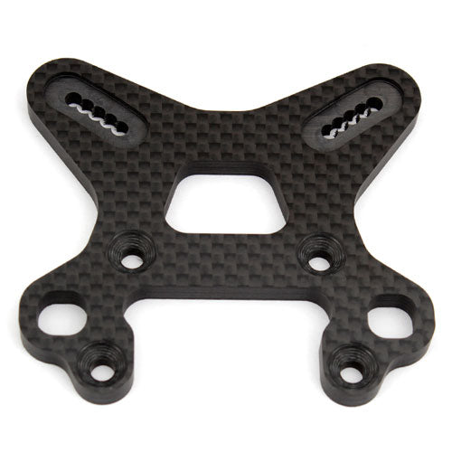 Team Associated RC8B3/RC8B3.2 Ft Shock Tower, Front Carbon AS81028