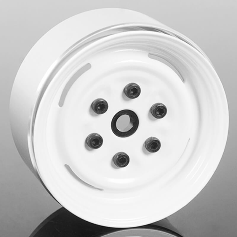 RC4WD Vintage Yota 6 Lug Stamped Steel 1.55" Beadlock Wheels Z-W0288