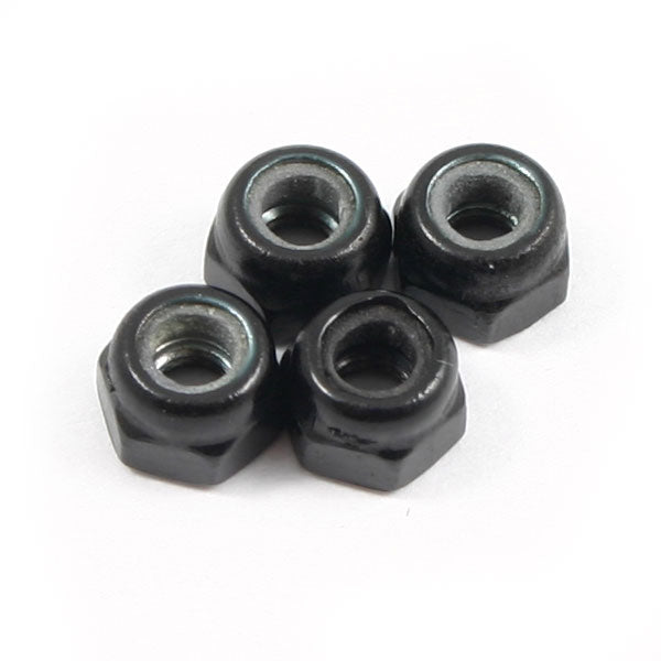 Fastrax M3 Black Locknuts (4pcs) FASTM3BK