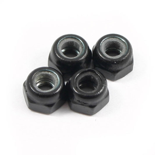 Fastrax M3 Black Locknuts (4pcs) FASTM3BK