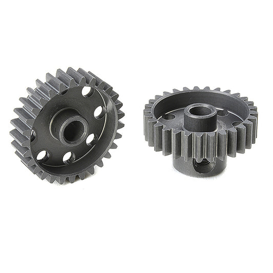 Corally 48 dp Pinion Short Hard Anodised Al7075 29 Teeth Shaft Dia. 3.17mm