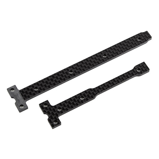Team Associated B74.2 Ft 2.5mm C/F Stiff Chassis Brace Set AS92365