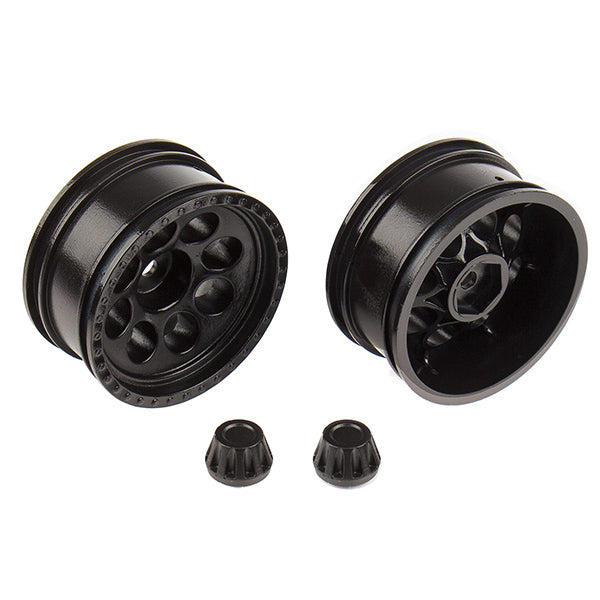Associated CR12 Tioga Wheels (Black) AS41085
