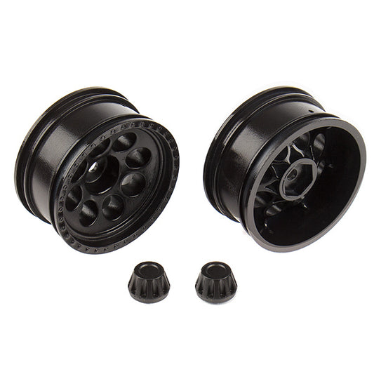 Associated CR12 Tioga Wheels (Black) AS41085