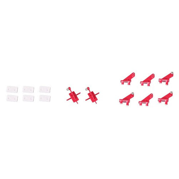 FMS 90mm Super Scorpion Control Horns Red FMSRA111R