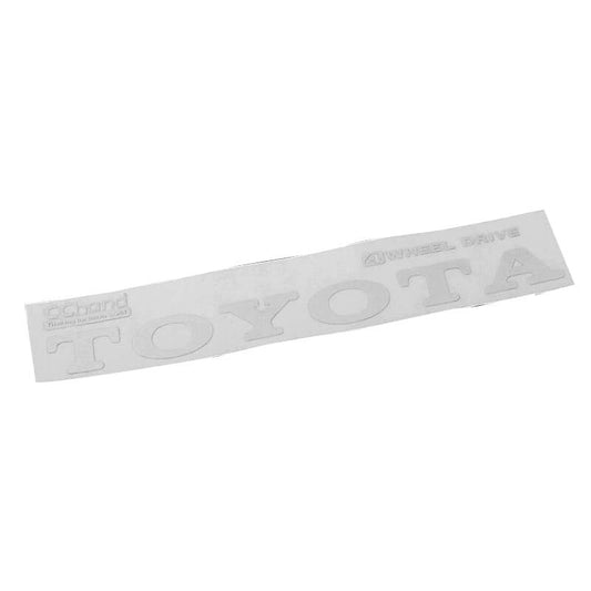 RC4WD Metal Vintage Rear Emblem for TF2 Mojave Body (White)