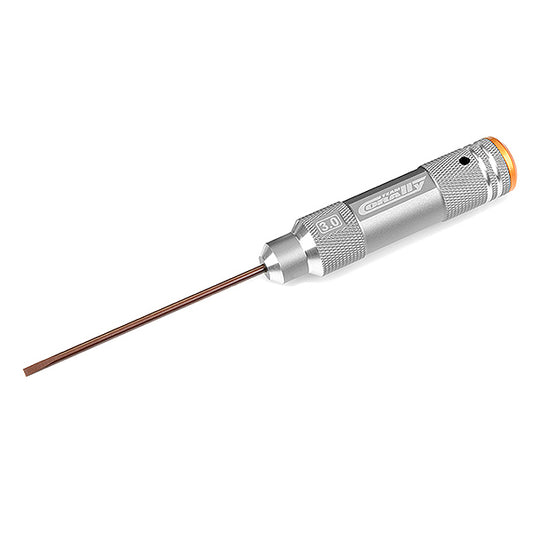 Corally Factory Pro Tool Hardened Tip Alu Grip Flat 3.0mm C-16140