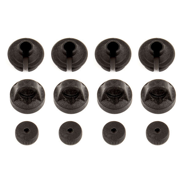 Team Associated ProSC10/Rat/ Reflex Shock Caps/Spring Cups AS91454