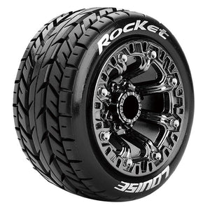 Louise RC St-Rocket 1/16 Soft Spoke Black Chrome TRX 1:16 E L-T3188SBC