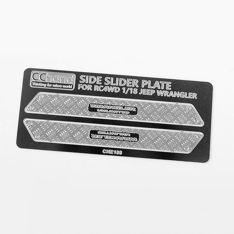 RC4WD Metal Side Diamond Plates for 1:18 Gelande II Black Rock