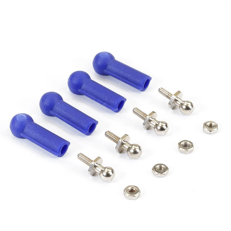 Fastrax Ball Cups (4) Blue w/Ball Studs FAST45B