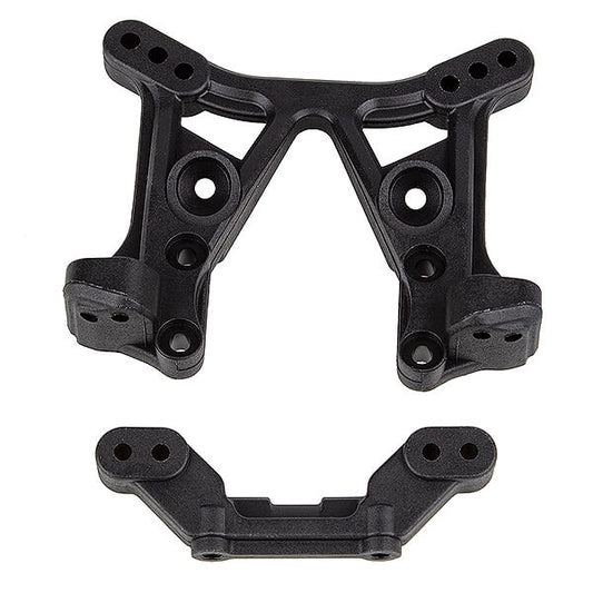 Team Associated DR10M Front Shock Tower & Rear Ballstud Mount AS72038